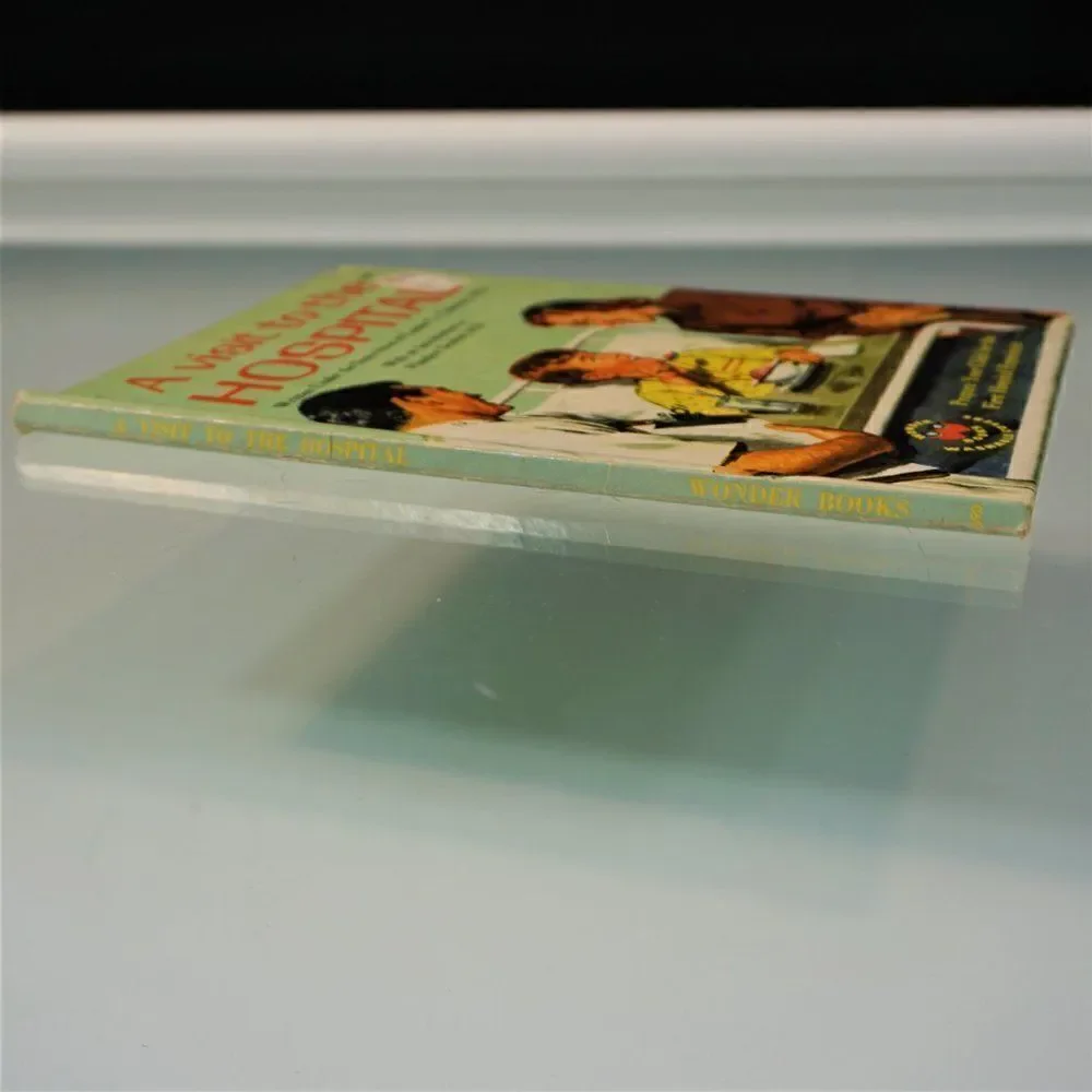 A Visit to the HOSPITAL by Francine Chase Vintage 1958 Wonder Books Hardcover